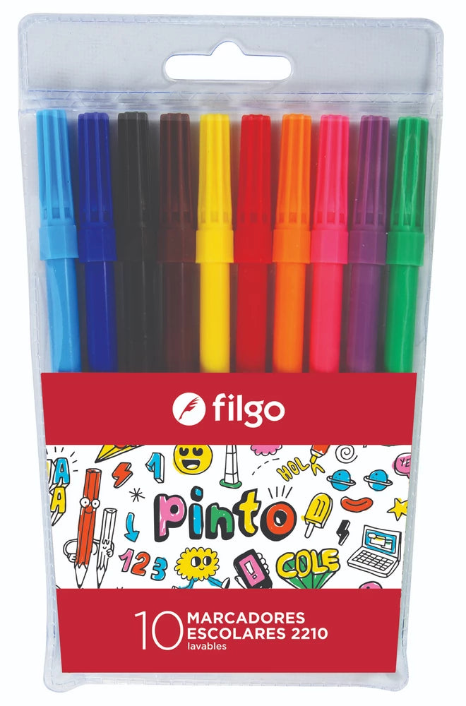 Marcadores Escolares x10